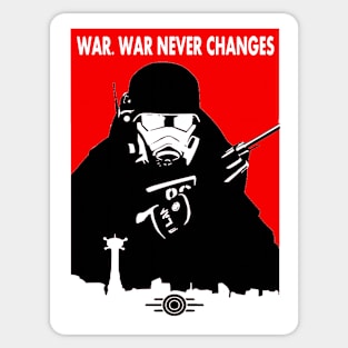 War Never Changes Sticker